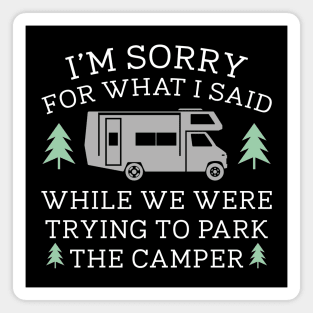 Park The Camper Magnet